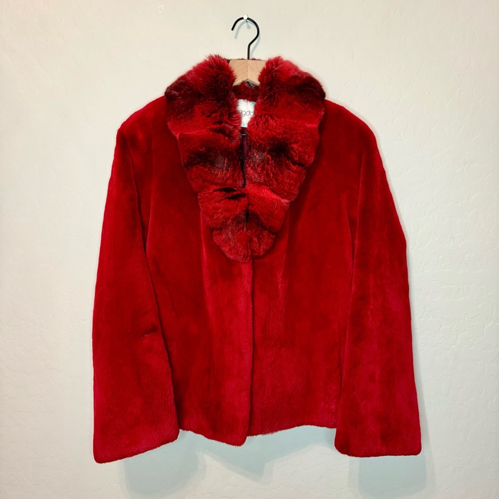 Bloomingdale’s Sheared Beaver/Chinchilla Coat